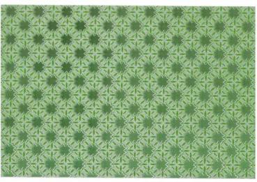 Glitzerkarton 50x70cm (250g/m) ""Grünes Blumenmuster"" 5 Bögen""